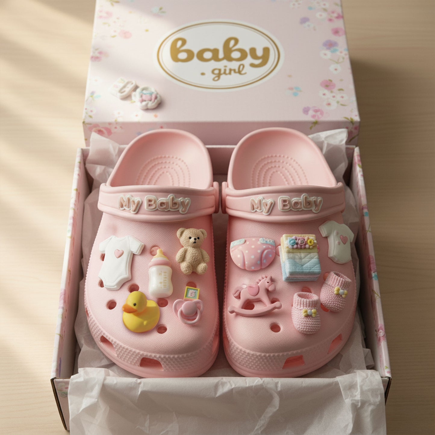 Baby Girl Premium Clogs HTTT