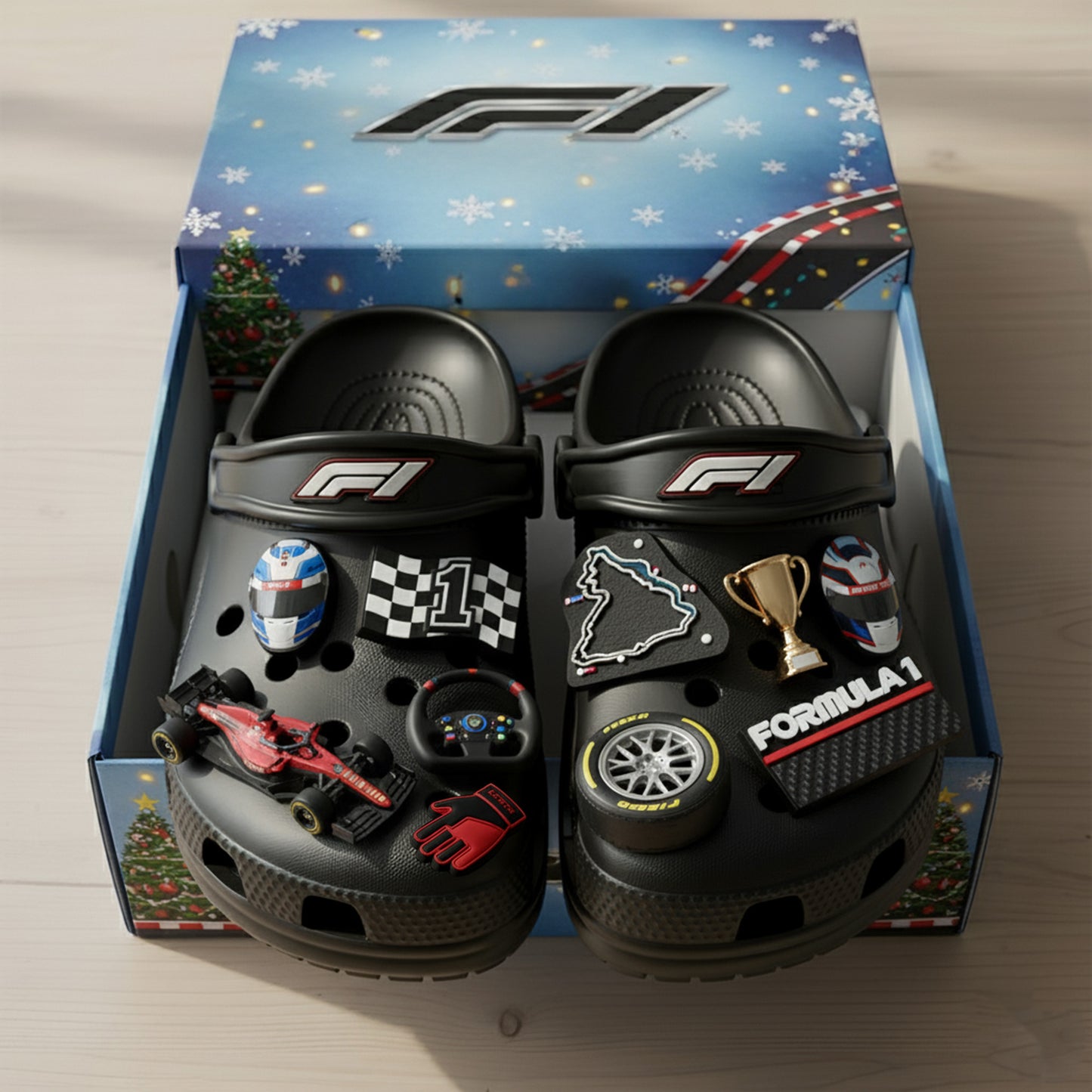 PREMIUM F1 CLOGS WITH CHARMS LNTH