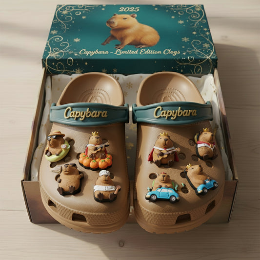 PREMIUM Capybara CLOGS WITH CHARMS LNTH