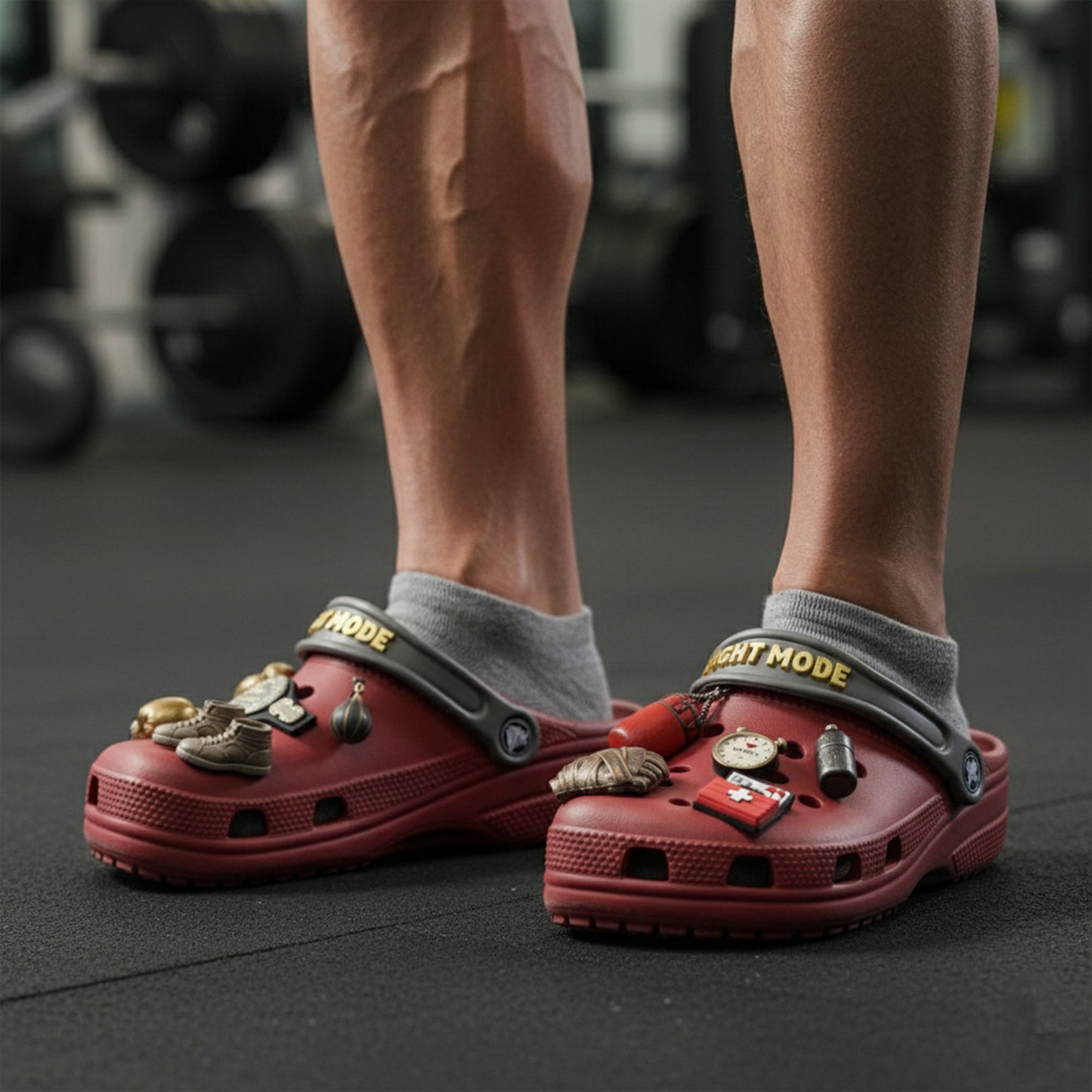 PREMIUM Boxing CLOGS WITH CHARMS LNTH