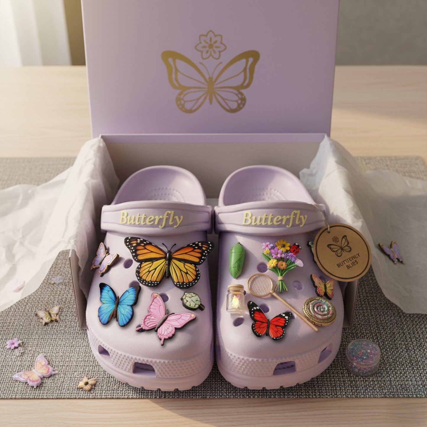 Butterfly Premium Clogs HTTT